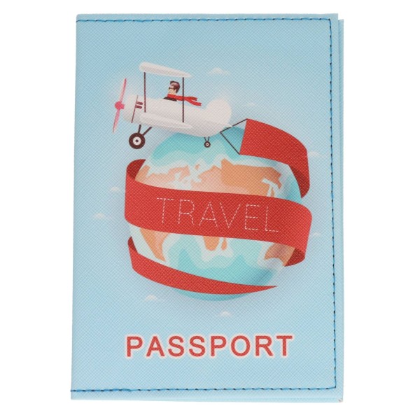 Erdom Θήκη Διαβατηρίου Με Σχέδιο Travel