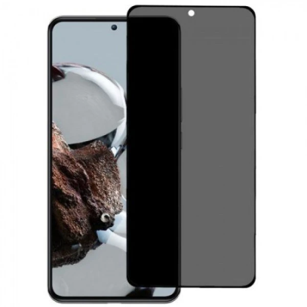 Privacy Fullscreen Tempered Glass Μαύρο (Xiaomi Redmi Note 14 5G)