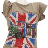 M.H.Y COLLECTION Γυναικείο T-shirt Mε Στάμπα Λονδίνο