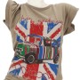 M.H.Y COLLECTION Γυναικείο T-shirt Mε Στάμπα Λονδίνο