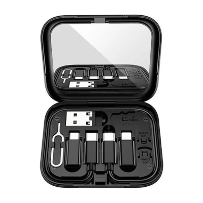 Hoco U114 Σετ Αντάπτορες USB 6 σε 1 3A Micro, Type-C, Lightning, USB-A & Βάση Κινητού