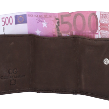 Genuine Leather 405 Ανδρικό Πορτοφόλι Mini Δερμάτινο