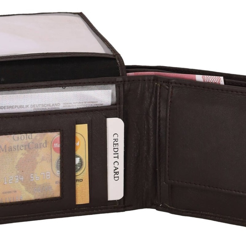 Genuine Leather CG176 Ανδρικό Πορτοφόλι Δερμάτινο Με Κούμπωμα Genuine Leather CG176 Ανδρικό Πορτοφόλι Δερμάτινο Με Κούμπωμα