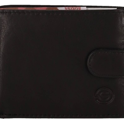 Genuine Leather Aνδρικό Πορτοφόλι Δερμάτινο Με Κούμπωμα