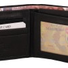 Genuine Leather Aνδρικό Πορτοφόλι Δερμάτινο Με Κούμπωμα