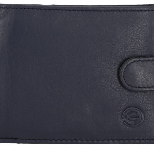 Genuine Leather  Ανδρικό Πορτοφόλι Δερμάτινο Mε Κούμπωμα