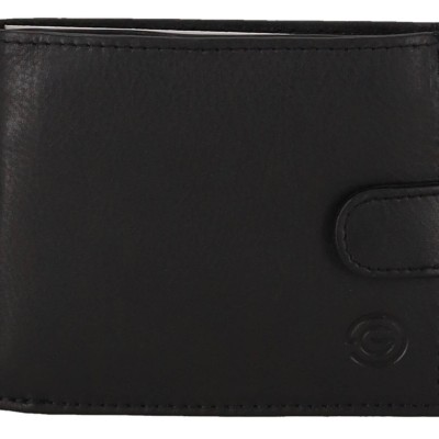 Genuine Leather  Ανδρικό Πορτοφόλι Δερμάτινο Mε Κούμπωμα