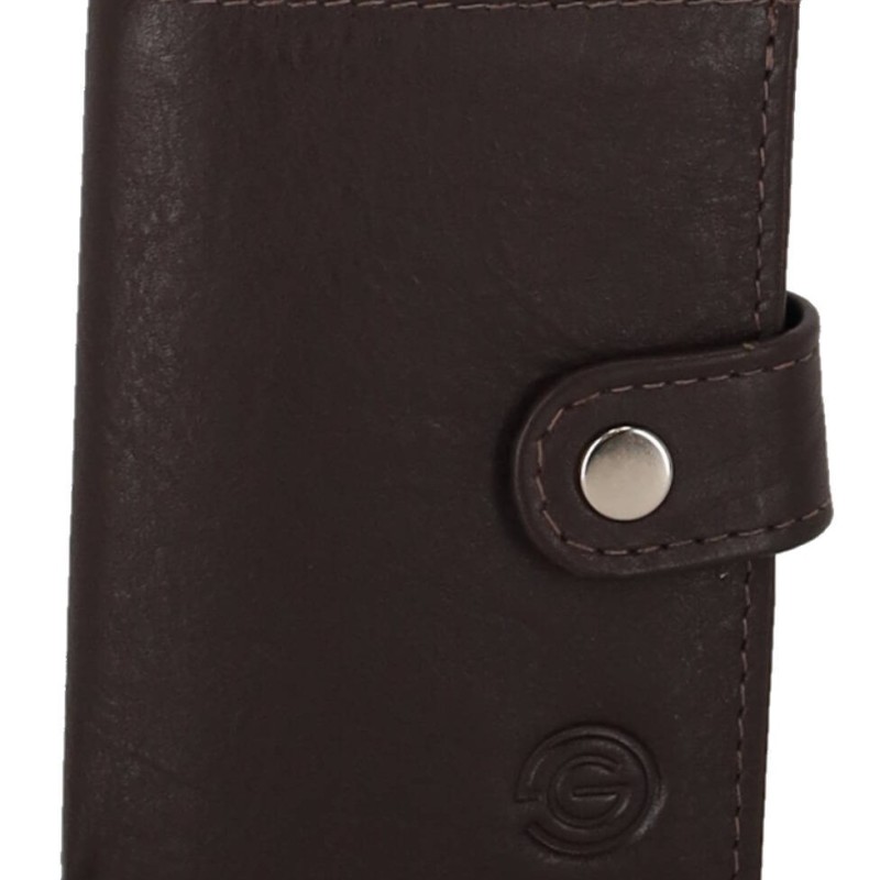 Genuine Leather TR2 Ανδρικό Δερμάτινο Πορτοφόλι Καρτών με RFID και Μηχανισμό Slide Genuine Leather TR2 Ανδρικό Δερμάτινο Πορτοφόλι Καρτών με RFID και Μηχανισμό Slide
