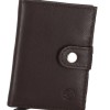 Genuine Leather TR1 Ανδρικό Δερμάτινο Πορτοφόλι Καρτών με RFID και Μηχανισμό Slide