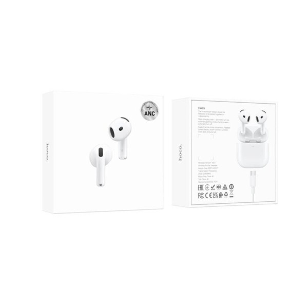 Hoco EW85 In-ear Bluetooth Handsfree Ακουστικά με Θήκη Φόρτισης