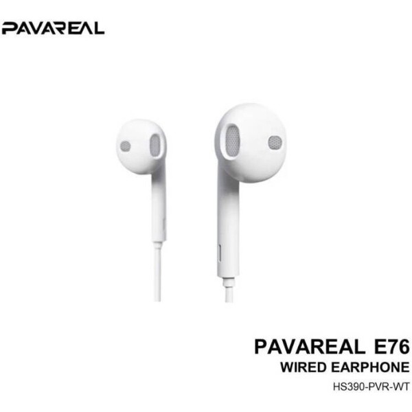 PAVAREAL E76 Ενσύρματα Ακουστικά HiFi με Μικρόφωνο – 3.5mm