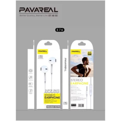 PAVAREAL E76 Ενσύρματα Ακουστικά HiFi με Μικρόφωνο – 3.5mm PAVAREAL E76 Ενσύρματα Ακουστικά HiFi με Μικρόφωνο – 3.5mm