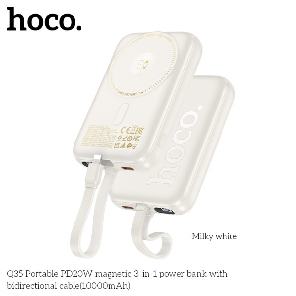 Hoco Q35 MagSafe Power Bank 10000mAh 22.5W με Θύρα USB-C Αξεσουάρ Κινητών/Tablet