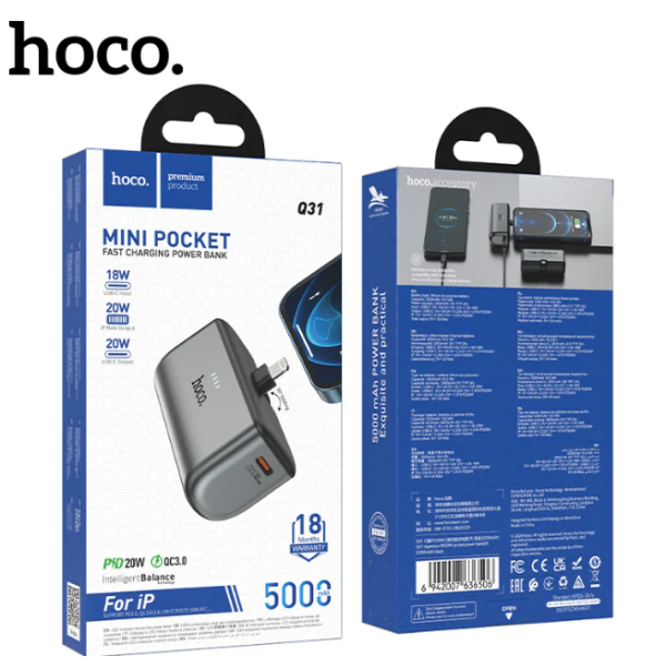 Hoco Q31 USB-C Power Bank 5000mAh