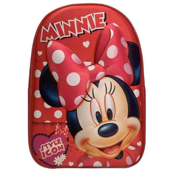 Disney Τσάντα Πλάτης Νηπίου Minnie 3D