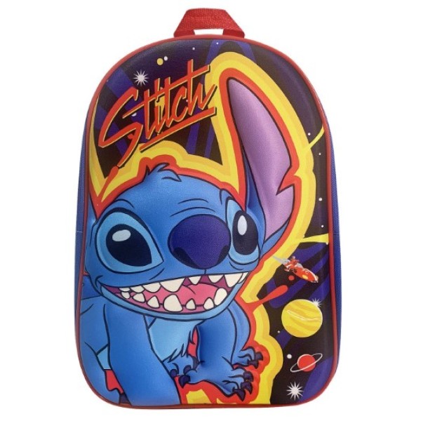 Disney Τσάντα Πλάτης Νηπίου Stitch 3D