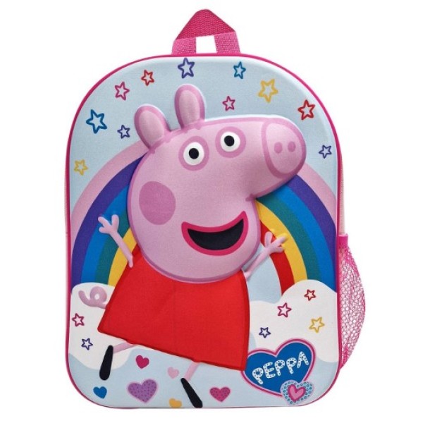 Fancy Τσάντα Πλάτης Νηπίου Peppa Pig 3D