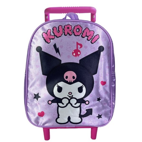 Sanrio Τσάντα Τρόλευ/Πλάτης Νηπίου Kuromi
