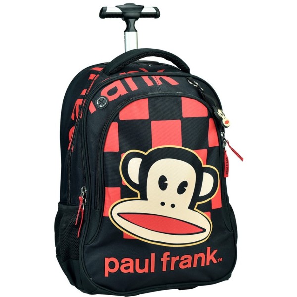 Back Me Up Σχολική Τσάντα Δημοτικού Τρολέυ Paul Frank
