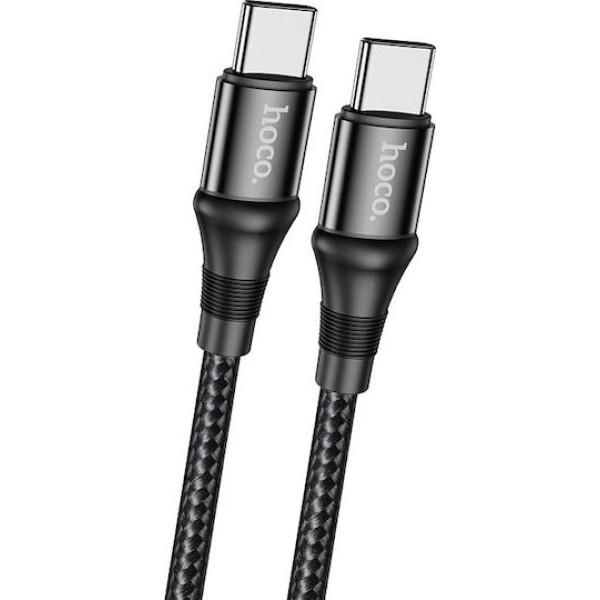 Hoco X50 Exquisito Braided Καλώδιο USB-C σε USB-C 2 m Αξεσουάρ Κινητών/Tablet