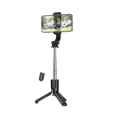 HOCO K17 Selfie Stick με Tρίποδο και Aσύρματο Tηλεχειριστήριο