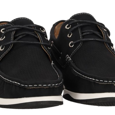 Atlanta Footwear Ανδρικά Μοκασίνια με Κορδόνι απο Δερματίνη