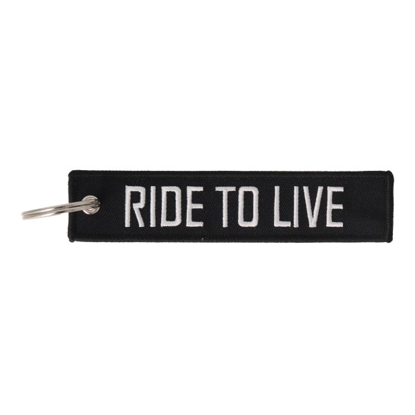 Μπρελόκ Υφασμάτινο - Live To Ride / Ride To Live