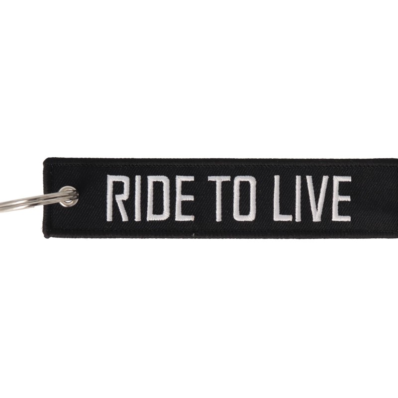 Μπρελόκ Υφασμάτινο - Live To Ride / Ride To Live