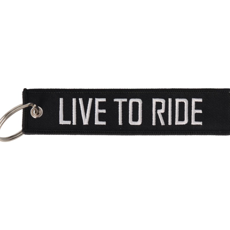 Μπρελόκ Υφασμάτινο - Live To Ride / Ride To Live