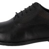 Foot Wear Δερμάτινα Ανδρικά Σκαρπίνια Δετά