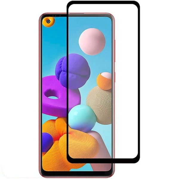 Earldom Fullscreen Tempered Glass Μαύρο (Samsung Galaxy A21 & Samsung Galaxy A21s) Αξεσουάρ Κινητών/Tablet