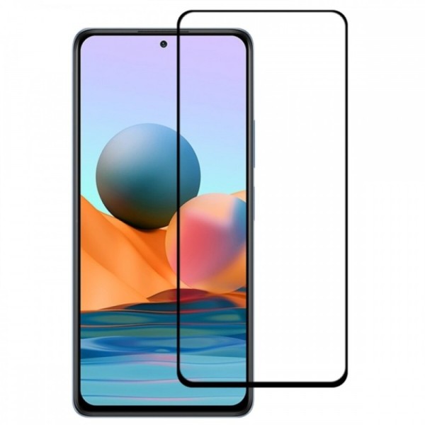 Earldom Fullscreen Tempered Glass Μαύρο (Xiaomi Redmi Note 10 Pro & Xiaomi Poco F3 & Xiaomi Poco F4) Αξεσουάρ Κινητών/Tablet