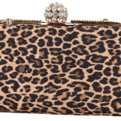 ΟΕΜ Γυναικεία Τσάντα Clutch με Διακοσμητικά Διαμάντια