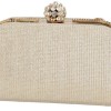 ΟΕΜ Γυναικεία Τσάντα Clutch με Διακοσμητικά Διαμάντια και Στρας