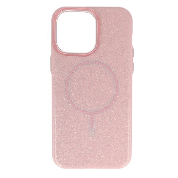 Back Cover Case With Glitter And Magsafe Transparent (Iphone 15 Pro) Back Cover Case With Glitter And Magsafe Transparent (Iphone 15 Pro)
