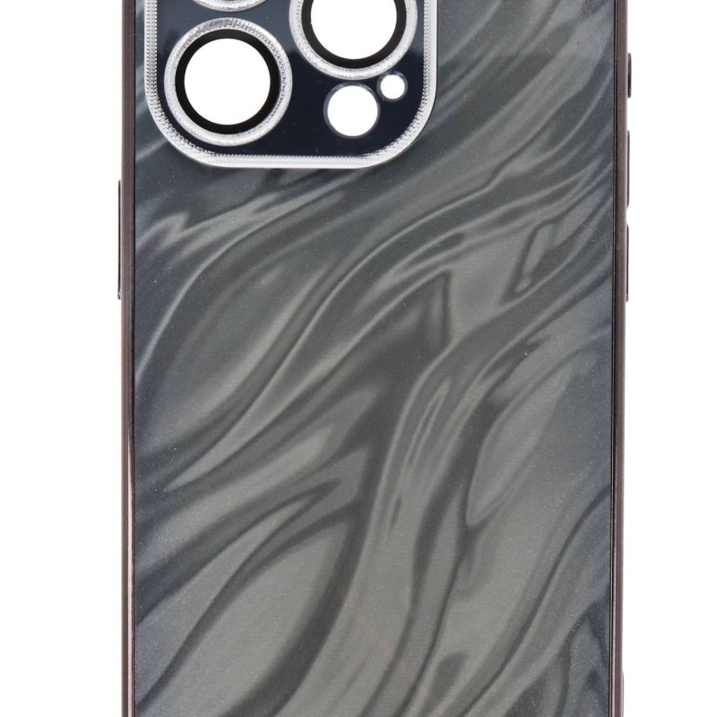 Back Cover Θήκη Ιριδίζον Με Τζαμάκι Κάμερας (Iphone 15 Pro)