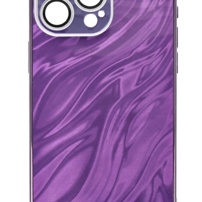 Back Cover Θήκη Ιριδίζον Με Τζαμάκι Κάμερας (Iphone 15 Pro Max)