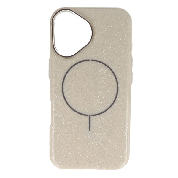 Back Cover Case With Glitter And Magsafe (Iphone 16) Mobile / Tablet Accessories Back Cover Case With Glitter And Magsafe (Iphone 16) Mobile / Tablet Accessories