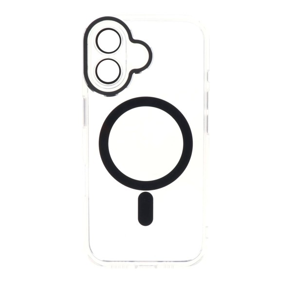 Back Cover Θήκη Διάφανη Με Magsafe Και Τζαμάκι Κάμερας (Iphone 16) Αξεσουάρ Κινητών/Tablet