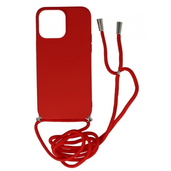 Oba Style Back Cover Θήκη Σιλικόνης Με Ρυθμιζόμενο Κορδόνι (Iphone 16e) Αξεσουάρ Κινητών/Tablet