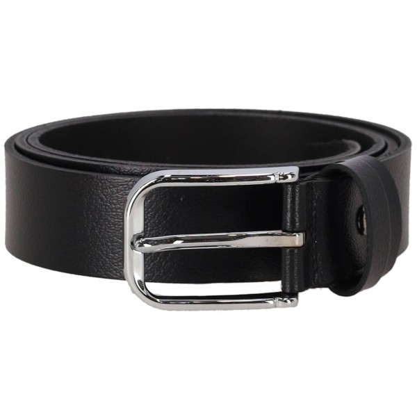Derrys Accessories Ανδρική Δερμάτινη Ζώνη με Μεταλλική Αγκράφα