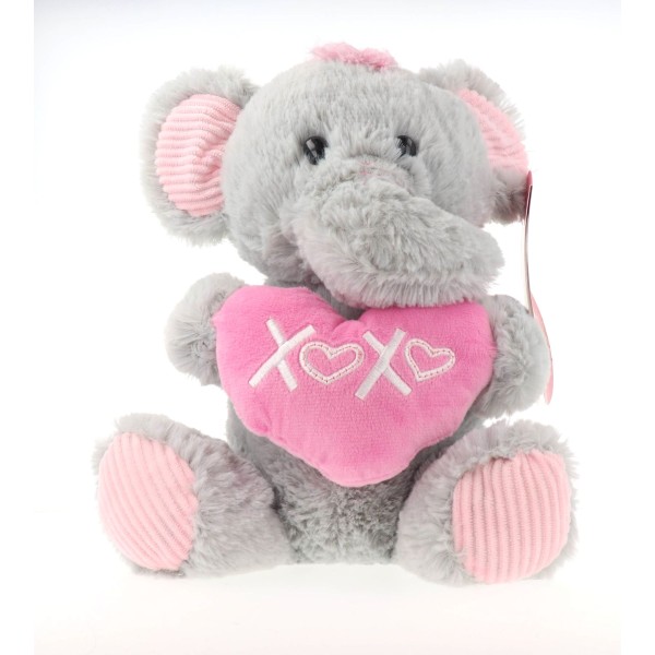 Plush Toy Λούτρινο Αρκουδάκι Ελέφαντας Με Καρδιά 25cm Αξεσουάρ & Παιχνίδια