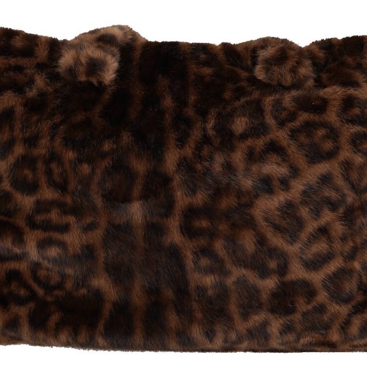 Γυναικεία Γούνινη Τσάντα Ώμου -Animal Print Γυναικεία Γούνινη Τσάντα Ώμου -Animal Print