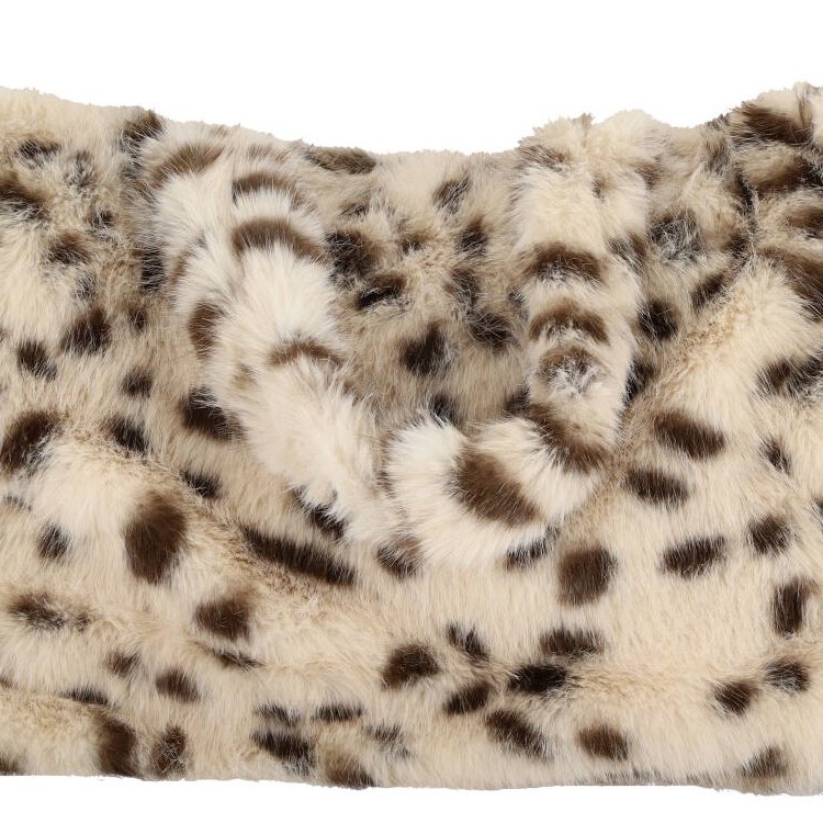 Γυναικεία Γούνινη Τσάντα Ώμου -Animal Print Γυναικεία Γούνινη Τσάντα Ώμου -Animal Print