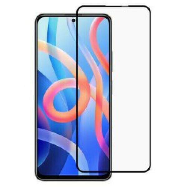Oba Style Fullscreen Tempered Glass Μαύρο (Xiaomi Redmi 15 4G)
