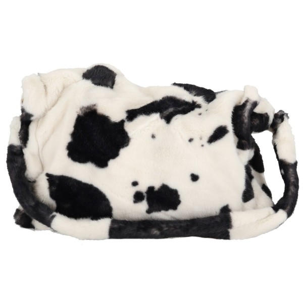 Joy Star Γυναικεία Γούνινη Τσάντα Animal Print