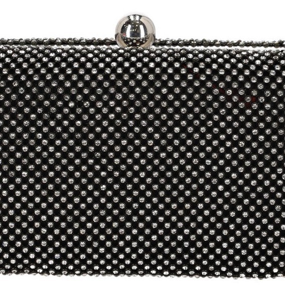JOY STAR LAMODA Γυναικείο Βραδινό Τσαντάκι Clutch με Στρας