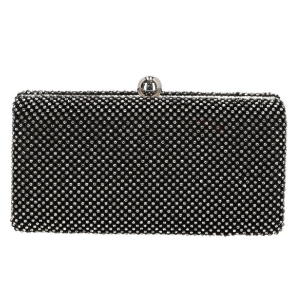 JOY STAR LAMODA Γυναικείο Βραδινό Τσαντάκι Clutch με Στρας