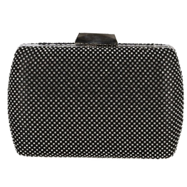 JOY STAR LAMODA Γυναικεία Βραδινή Τσάντα Clutch με Στρας