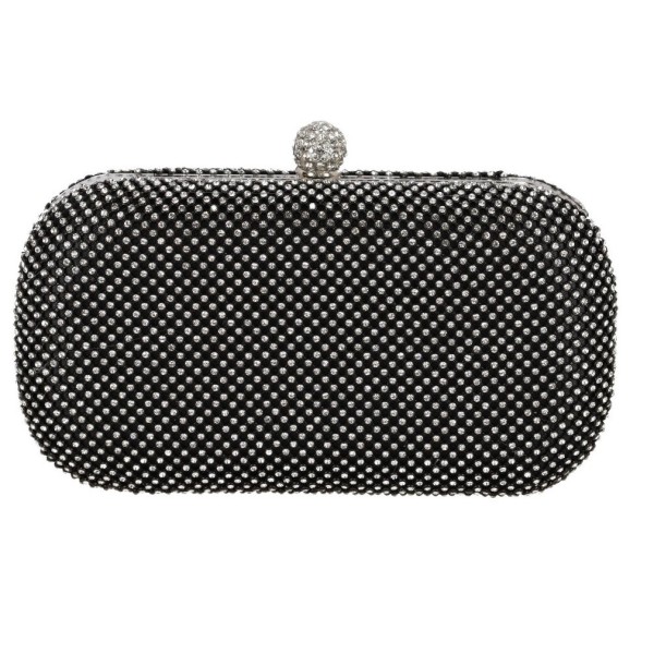 JOY STAR LAMODA Γυναικείο Βραδινό Τσαντάκι Clutch με Στρας